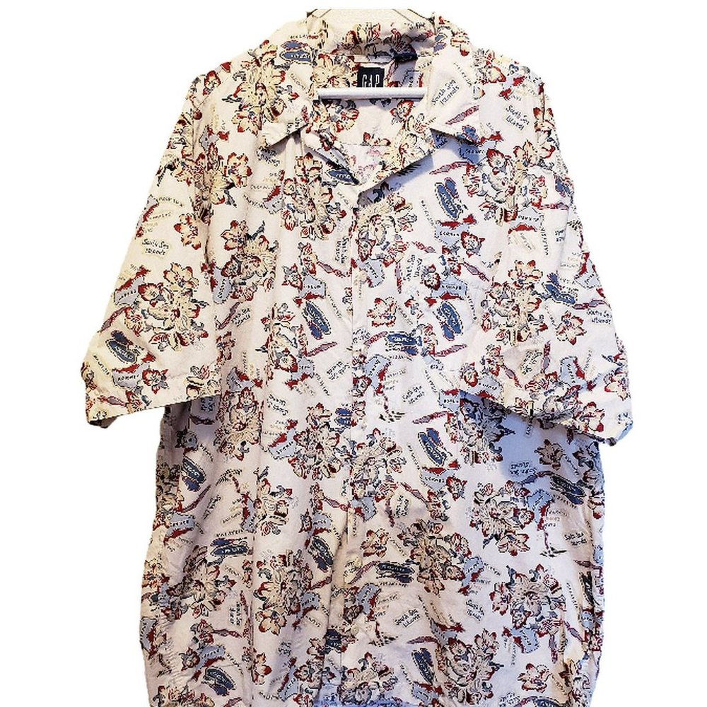 GAP Hawaiian Shirt Borneo Malaysia Sumatra XXL